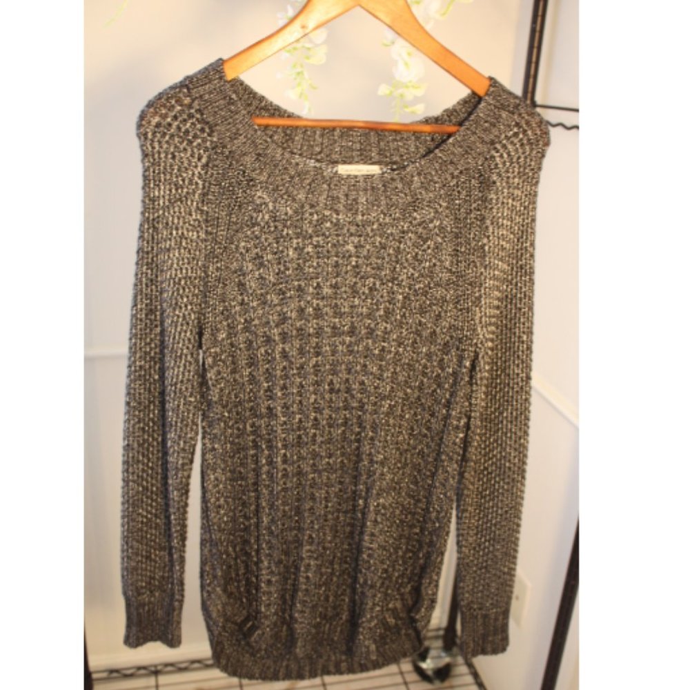 Calvin Klein Metallic Woven Sweater